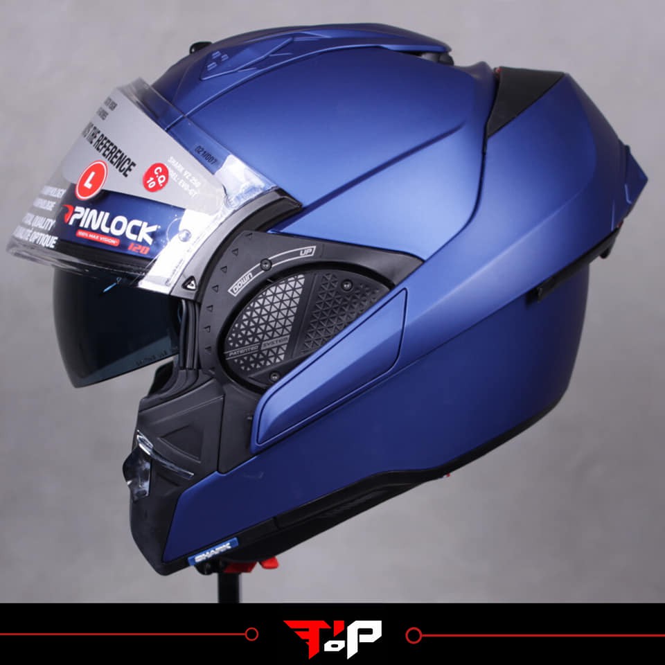 SHARK EVO GT BLUE MATT B06 MODULAR HELM FULL FACE