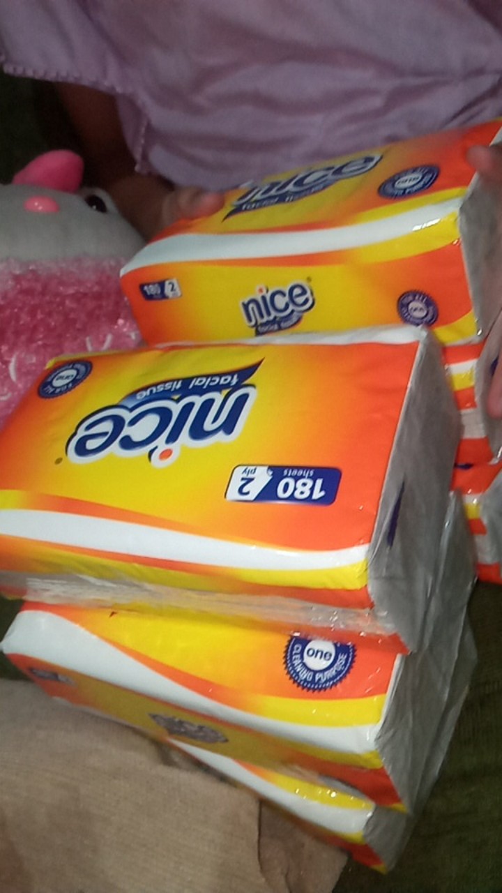 Nice Facial Tissue 180 Sheets [6 Pack]