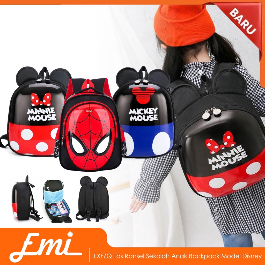 Tas Ransel Sekolah Anak Backpack Model Disney Mickey Mouse