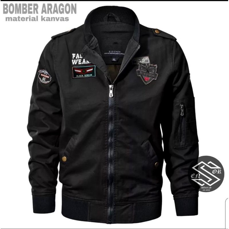 ARAGON BOMBER / JAKET BOMBER PILOT / JAKET PRIA MILENIAL