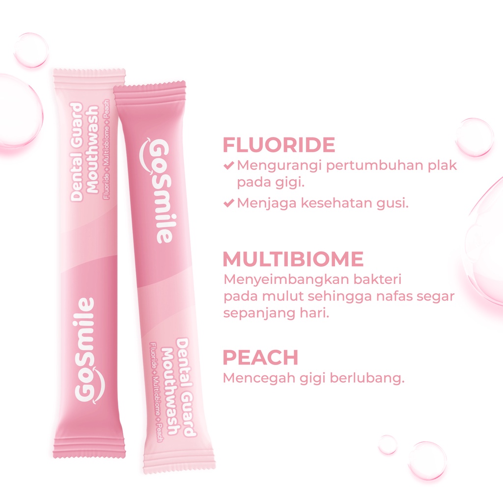 Go Smile Dental Guard Mouthwash Peach Fragrance Obat Kumur - Protection Mouth Wash Obat Kumur Whitening Mencegah Gigi Berlubang dan Nafas Segar Menghilangkan Bau Bakteri Pada Mulut [BPOM]