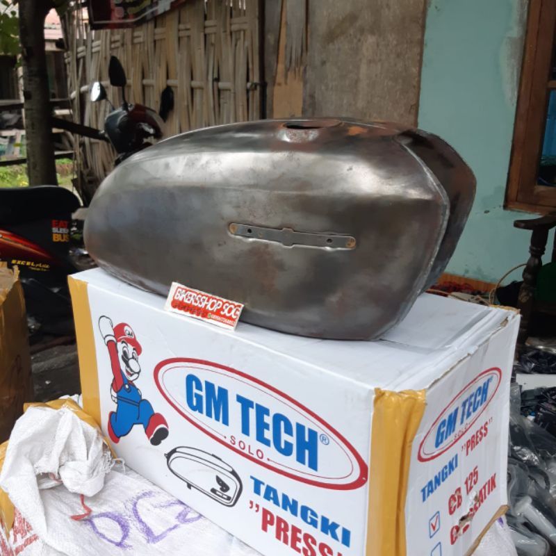 Tengki tank tangki cb125 pres solo GM Tech plat besi