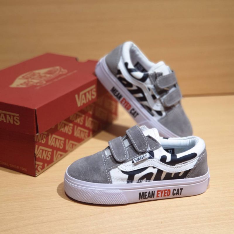 SEPATU VANS PATTA ANAK ABU ABU SEPATU ANAK COWOK SEPATU VANS ANAK LAKI LAKI SEPATU SNEAKERS ANAK