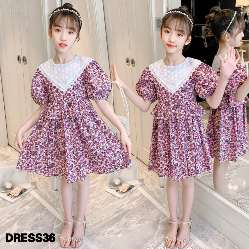 DRESS ANAK KATUN MEWAH