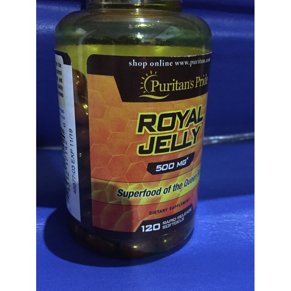 GSUP ROYAL JELLY PURITAN 500 Mg ISI 120 Softgel Limited