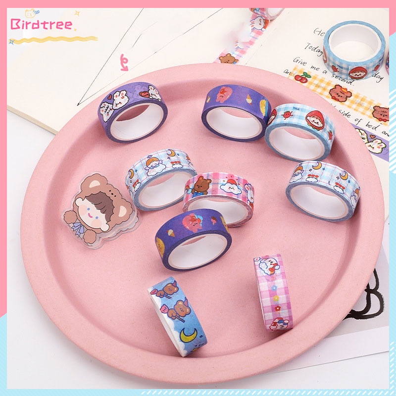 

1 Pc Hewan Lucu Washi Tape Decor Masking Tape Jurnal Scrapbook Dekorasi DIY-Kelas Kantor