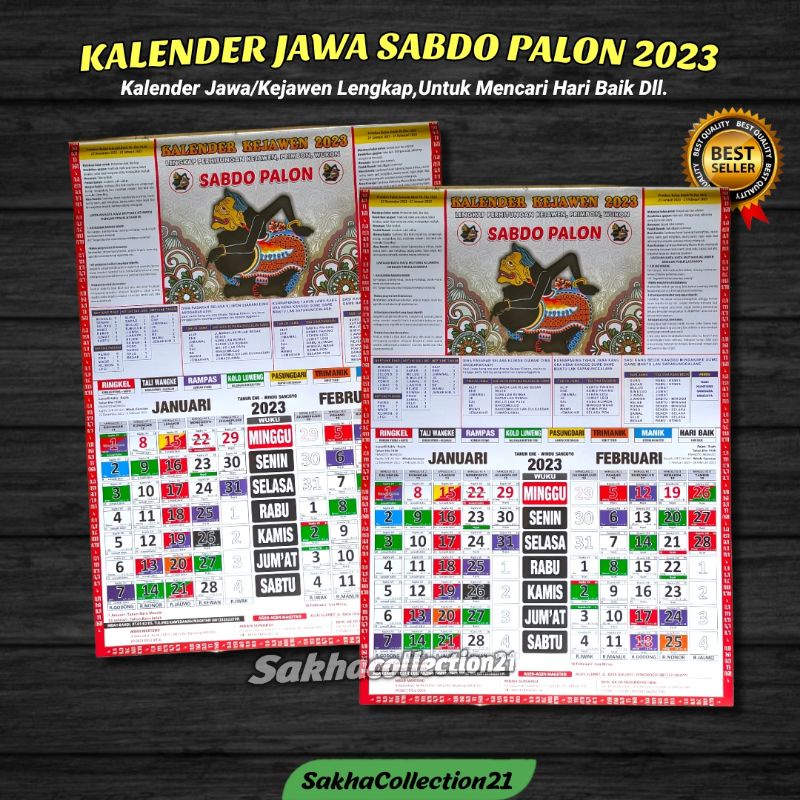 Jual Grosir Kalender Jawa Tahun 2023 Sabdo Palon Lengkap Kejawen Wuku Murah Shopee Indonesia 