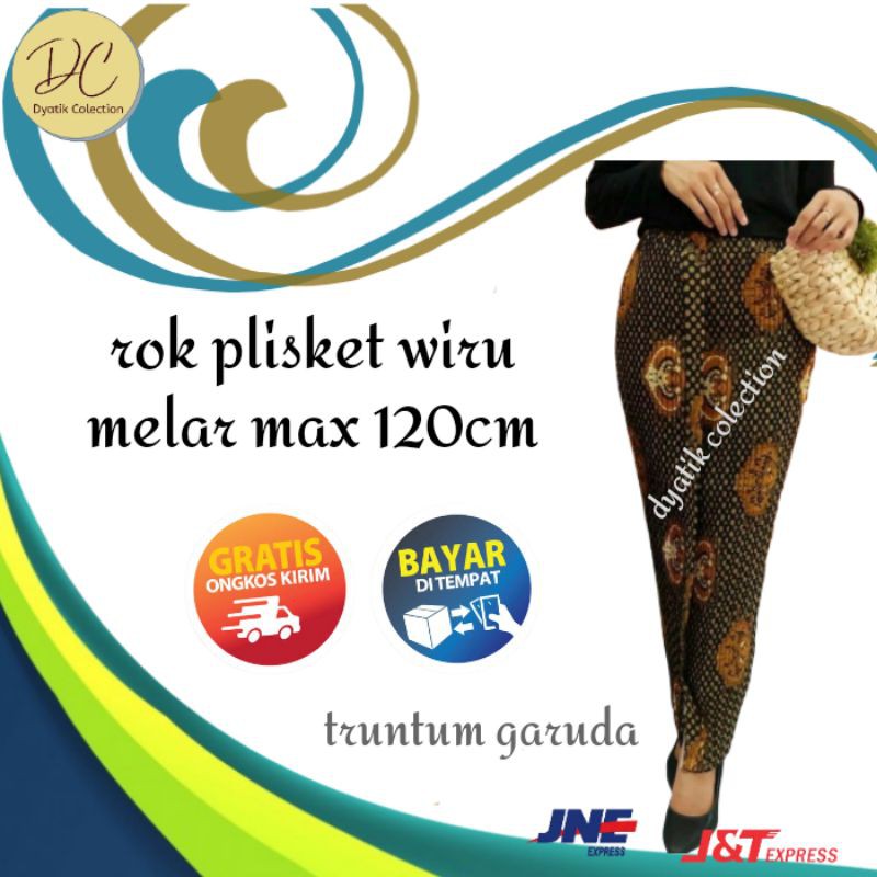 SETELAN BAWAHAN ROK KEBAYA MODERN PRISKET PLISKET BATIK WIRU WIRON KONDANGAN SPAN PANJANG