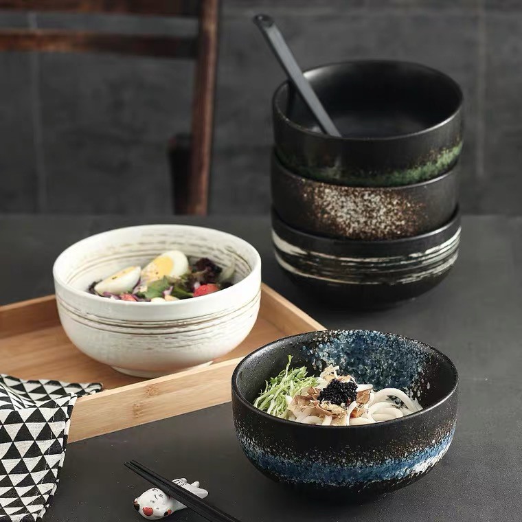 Japanese Ceramic Salad/Ramen Bowl Mangkok Mie Sup Besar