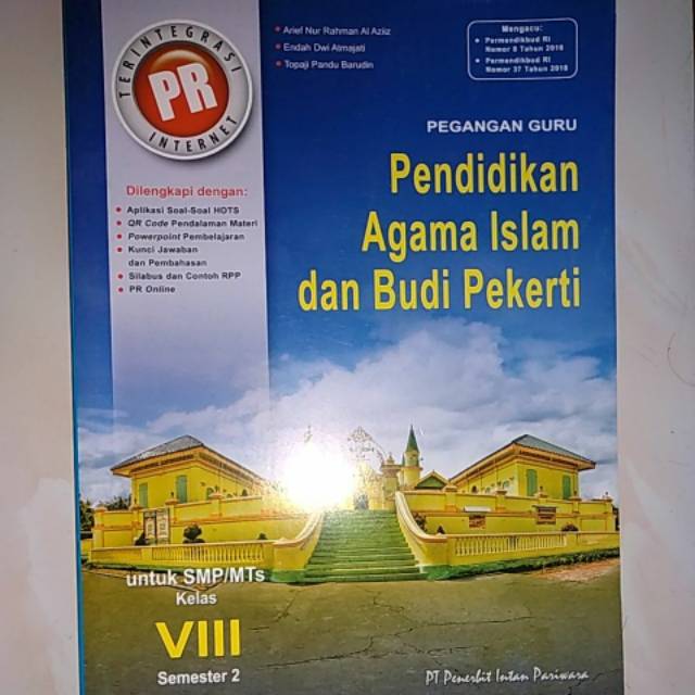 Buku PR PG PAI  kelas 8B
