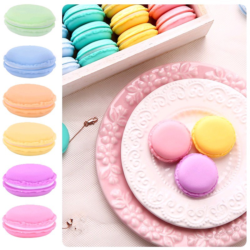 KOTAK PENYIMPANAN MACARON IMUT LUCU TEMPAT PERHIASAN TEMPAT PENYIMPANAN