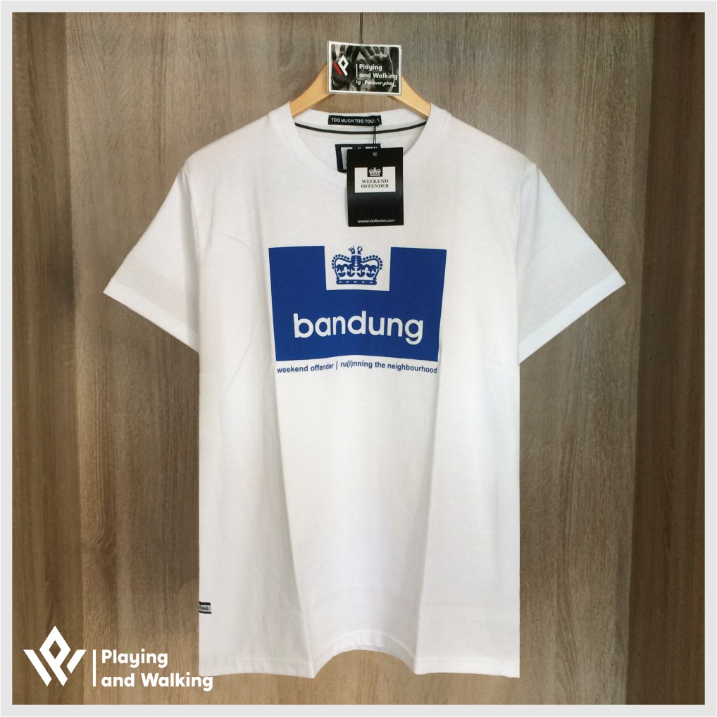 Tshirt Weekend Offender City Series Bandung - White