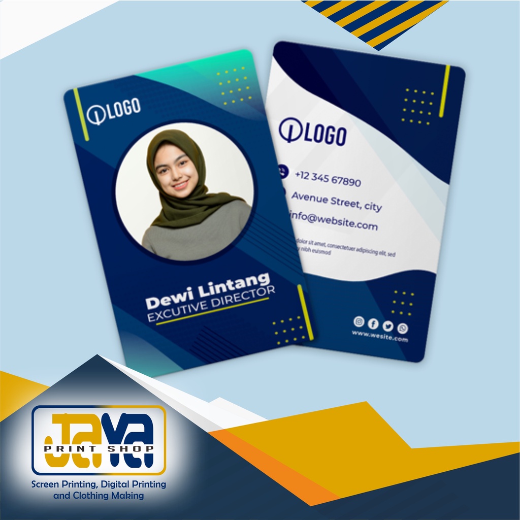 

[Tebal 0.9mm] Cetak ID Card PVC Premium Kartu Member / KTA / Kartu Osis / Mahasiswa / Perusahaan