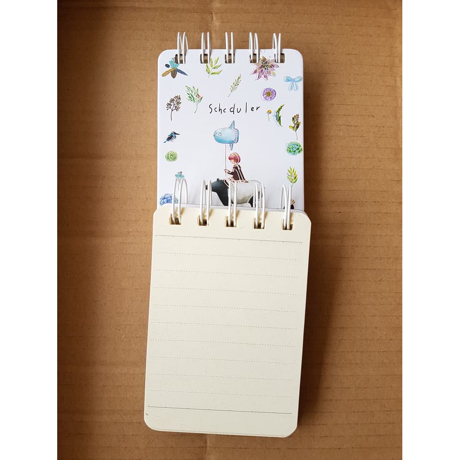 

Jual Note Book/ Buku Tulis Spiral Mini Girl Scheduler Murah