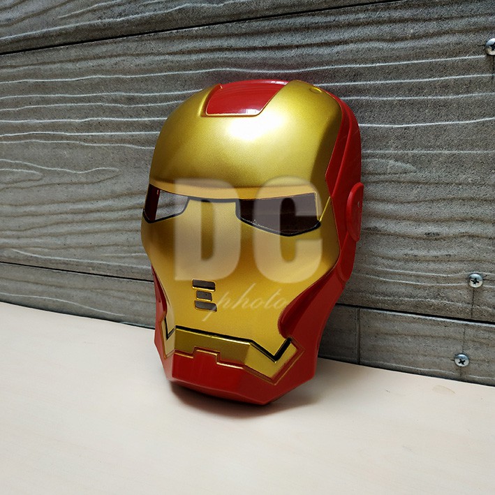 MAINAN 044 || Mainan Anak Topeng Avengers MASK IRONMAN Hero | Mainan Topeng Marvels Superhero Merah Hitam