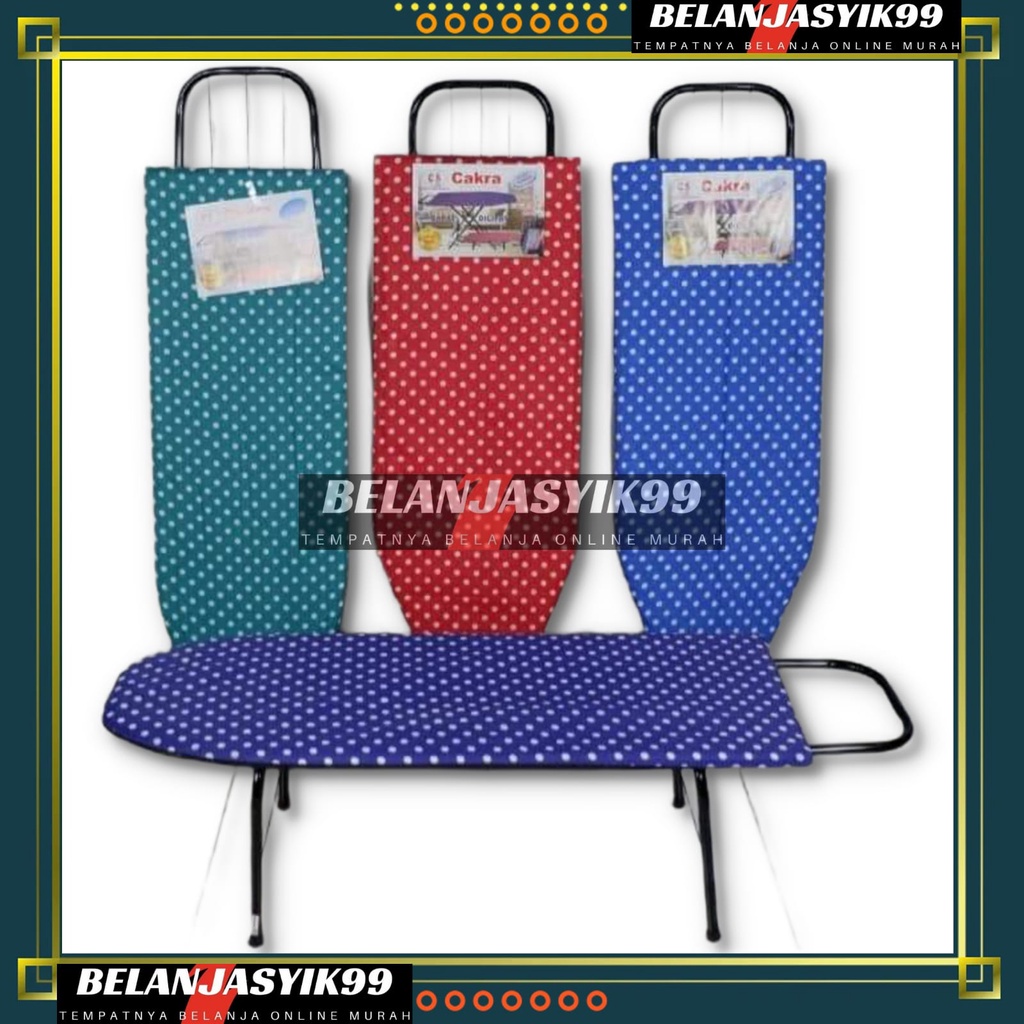 MEJA SETRIKA DUDUK / MEJA SETRIKA BAJU KAKI PENDEK / MEJA SETRIKA KAKI PENDEK DUDUK