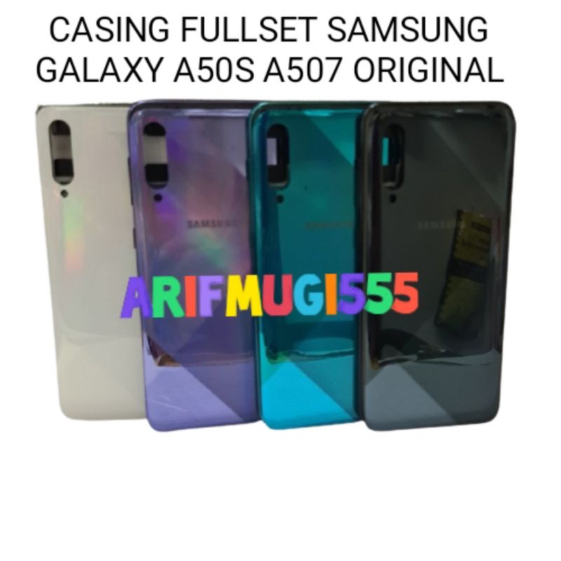 Kesing Casing Housing Fullset Bazzel Bezel Backdoor Samsung galaxy A50S A507 Original