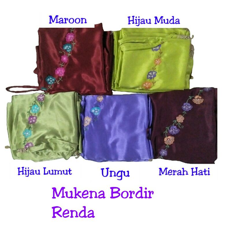 Mukena Renda Bordir