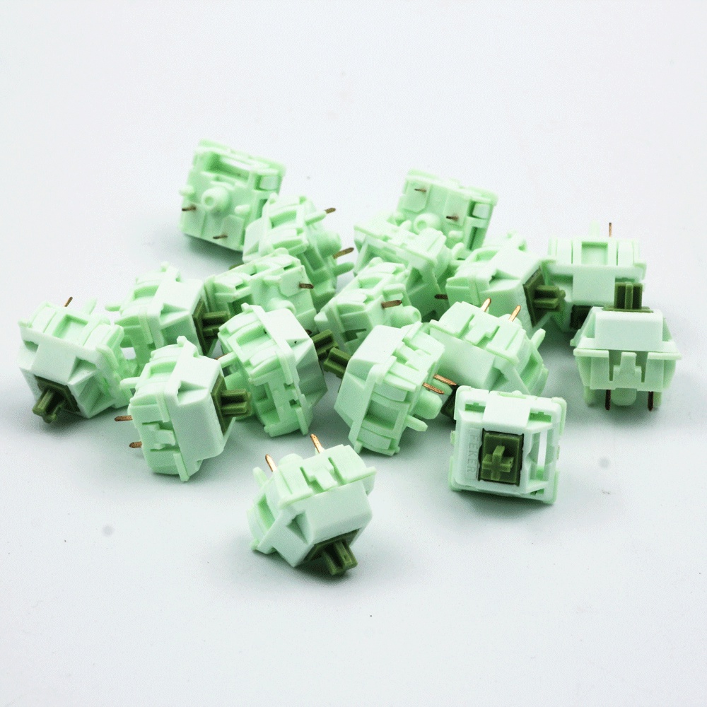 Feker10 30 50 PCS 5pin Ke Saklar matcha Suci Saklar Keyboard Mekanik Pengganti Linear Polycarbonate Top Housing