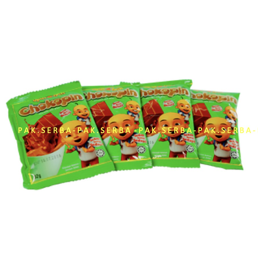Minuman Coklat Chokopin Chocolate Malt Drink Upin &amp; Ipin (4 BAG) / Chocopin
