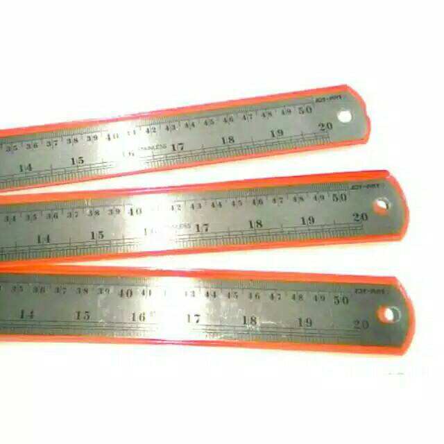 

Penggaris 50cm Besi Stenless Steel