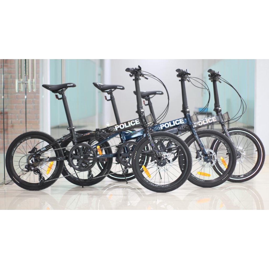 Folding Element Police Texas L alloy sepeda lipat alumunium element bike texas laser