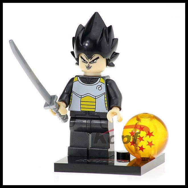 Dragon Ball Vegeta Bejita Minifig Minifigure Lego