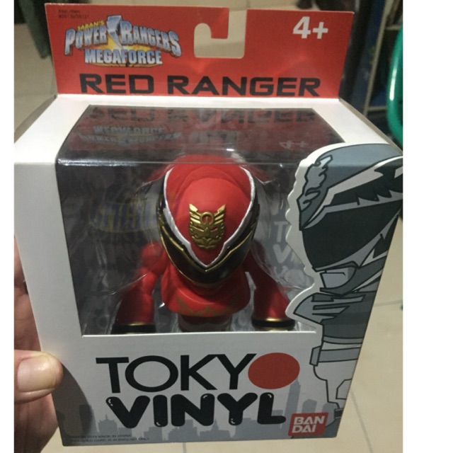 ORIGINAL Bandai Tokyo VINYL Power Rangers Mega Force “RED RANGER”