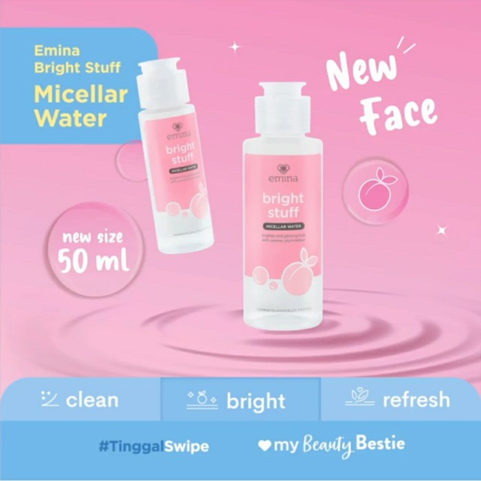 Emina Bright Stuff Micellar Water 50ml