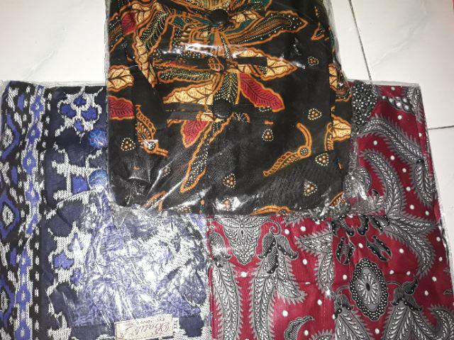 Atasan Batik Wanita Motif Toraja Biru Seragam Batik