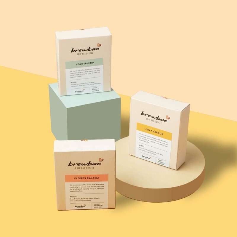 

BREWBAE DRIP BAG COFFEE “ALL VARIANT” (3 BOX)