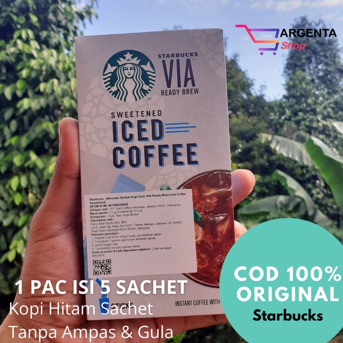 

Starbucks Coffee Via Ice Coffee Bubuk Kopi Starbucks Sachet Original