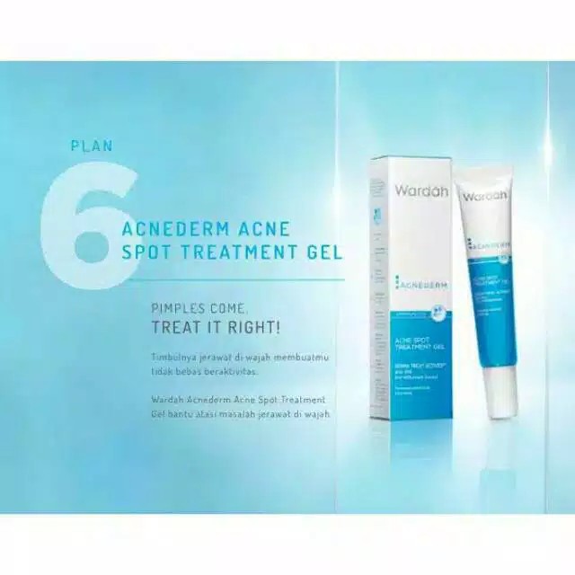 ❣️Rakkistore99❣️Wardah Acnederm Acne Spot Treatment Gel 15ml (ACNEDERM SPOTGEL)  (100% Original)