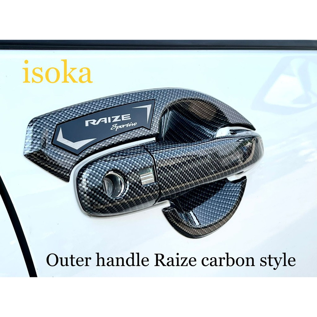 Paket Outer Handle All New Raize / Rocky Carbon