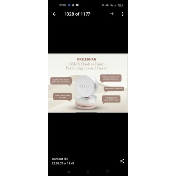 Bskin flawless bedak