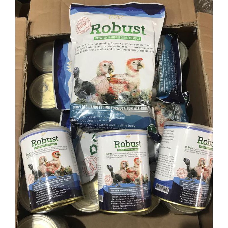 

Robust 250 Gram Premium Handfeeding Formula