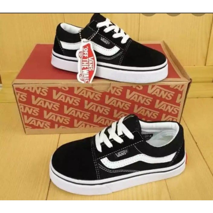 Sepatu Anak Old Skool | Sepatu Anak Laki | Sepatu Anak Perempuan Umur 1-10 Tahun 1.2.3.4.5.6