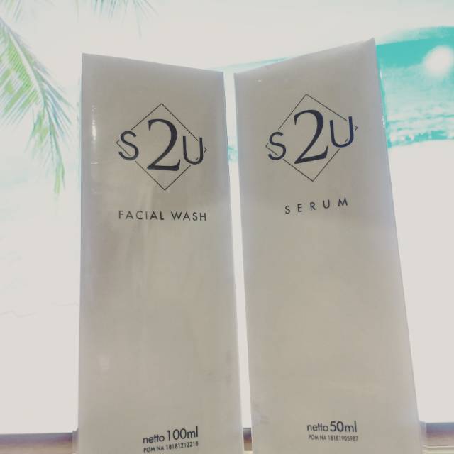 S2U Paket Perawatan Wajah dari Korea 100% Asli BPOM - Serum  & Facial Wash