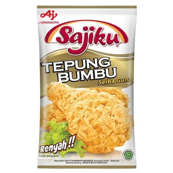 

Tepung Bumbu Serbaguna Sajiku 80gr