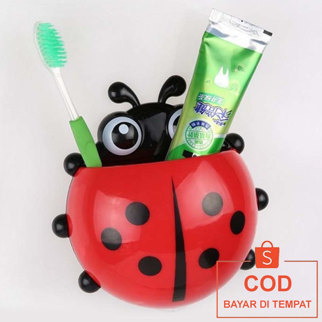 ✅COD Rak Tempat Sikat Gigi Odol Sabun Tempel Perlengkapan Kamar Mandi Toothbrush Holder Original Import