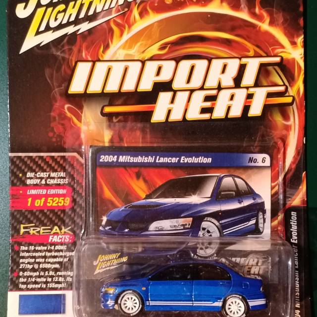 Johnny lightning import heat mitsubishi lancer evolution