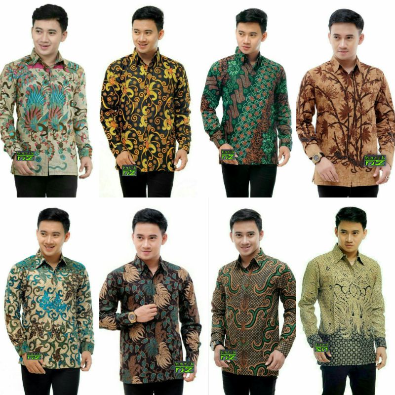 KEMEJA BATIK PRIA LENGAN PANJANG SIZE M L XL XXL  BSWART BatiK