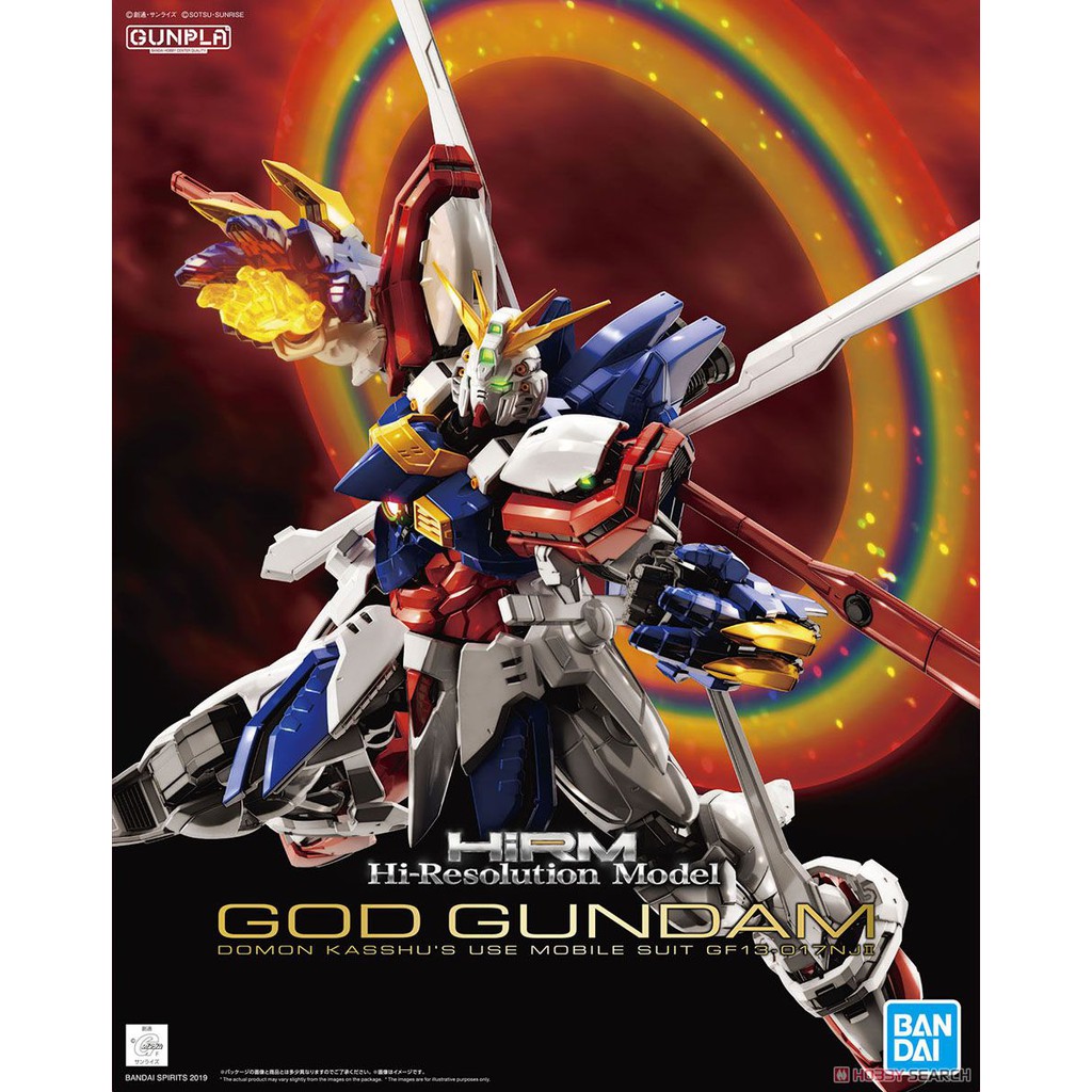 Bandai Hi Resolution HiRM HiRes God Gundam