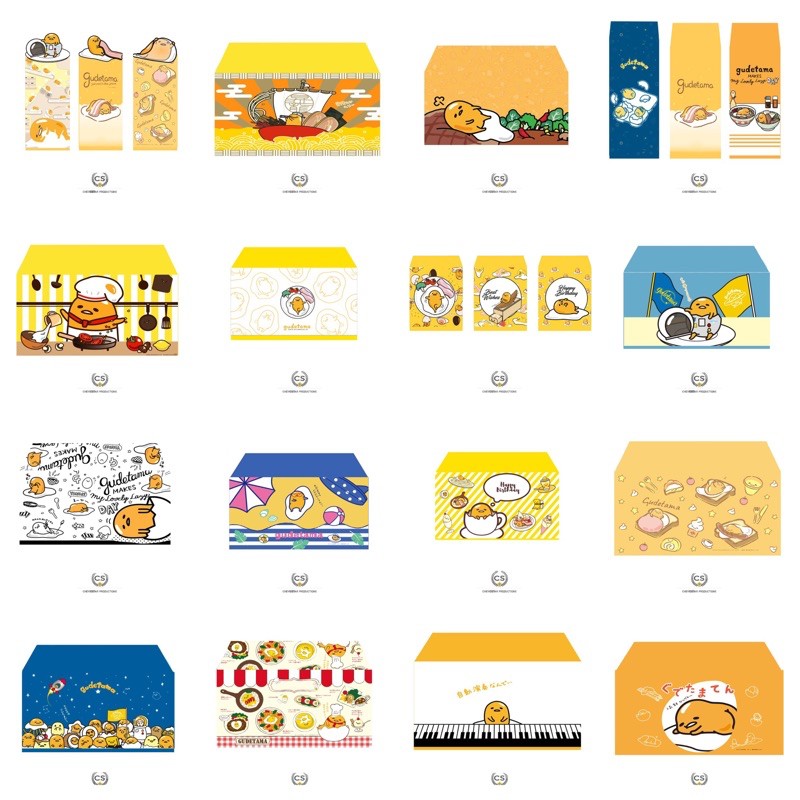 amplop custom gudetama/ angpao gudetama/amplop sanrio/angpao birthday