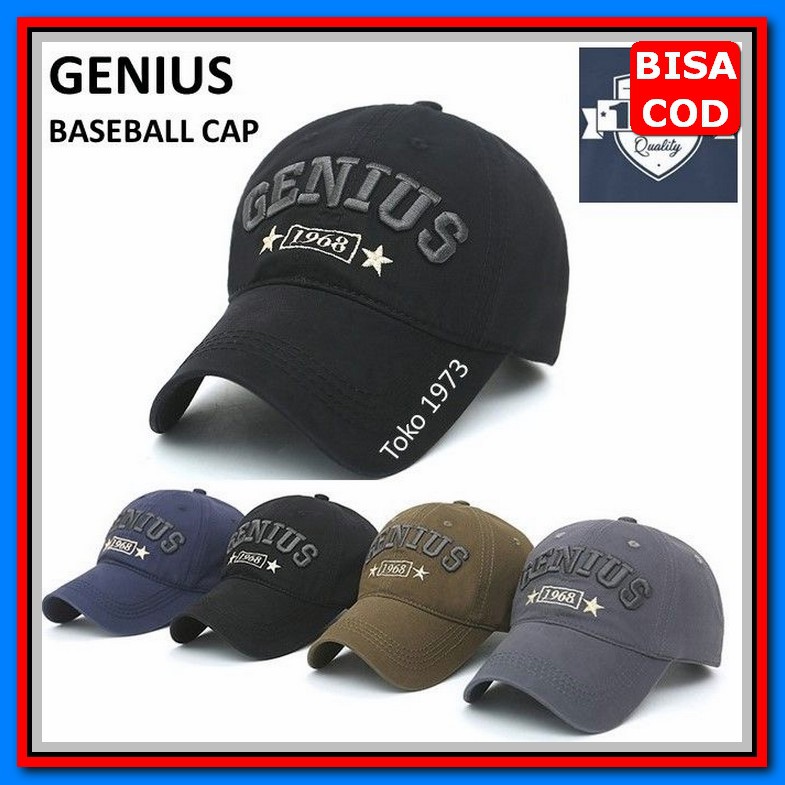 Original Topi Baseball Ormano Nypd Fashion Korea ㅹ Baseball Cap Q LH889 Baseball Cap : Genius - To