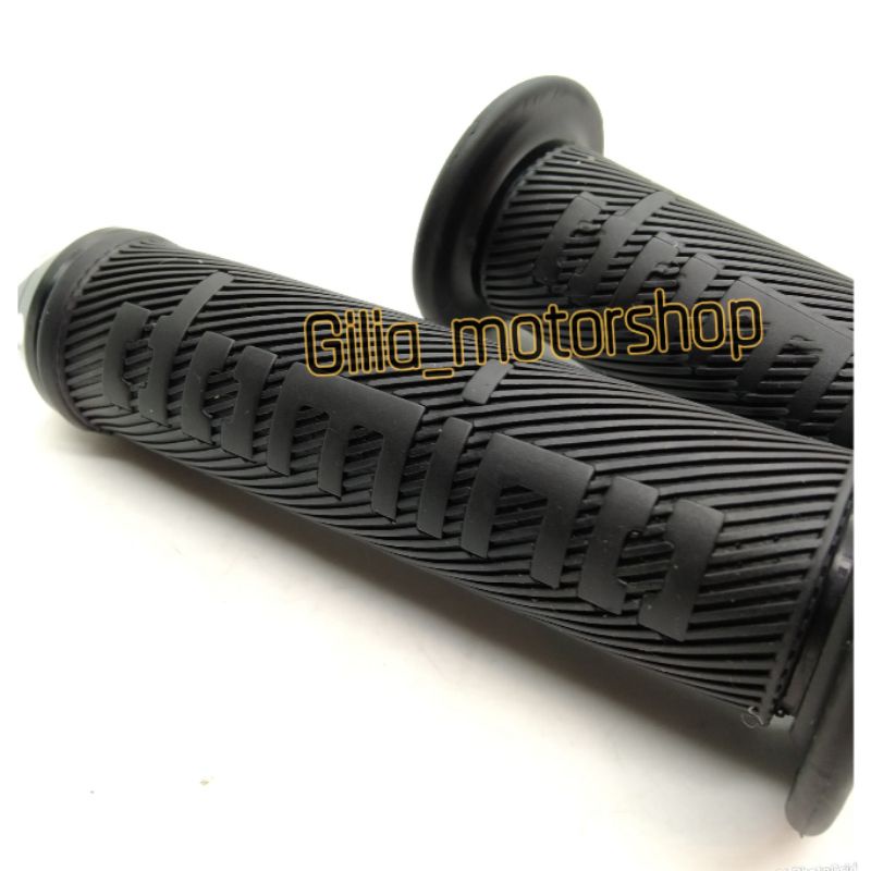 Handgrip Handfat Domino Jalu CNC Model Bulu Domino Jalu Handfat Domino Bulu plus Jalu Stang Cnc Universal Motor