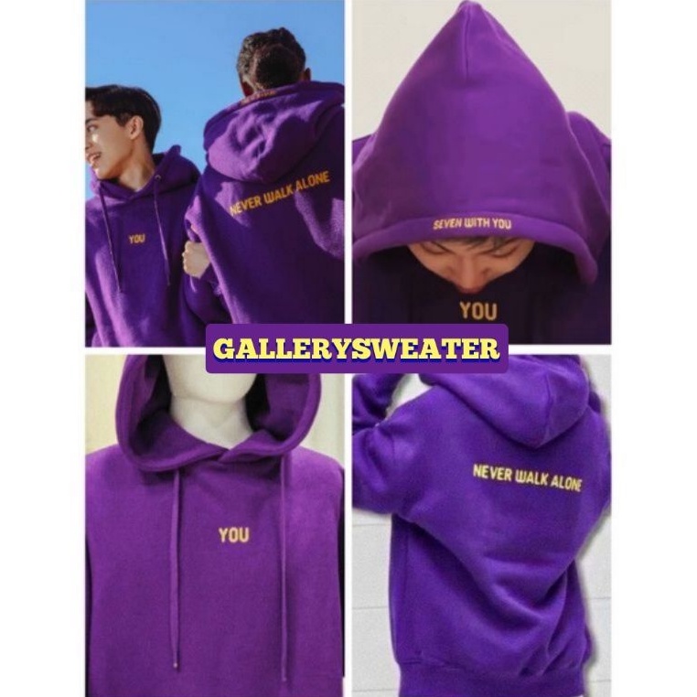 SWEATER HOODIE SEVEN WITH YOU NEVER WALK ALONE by Jimin