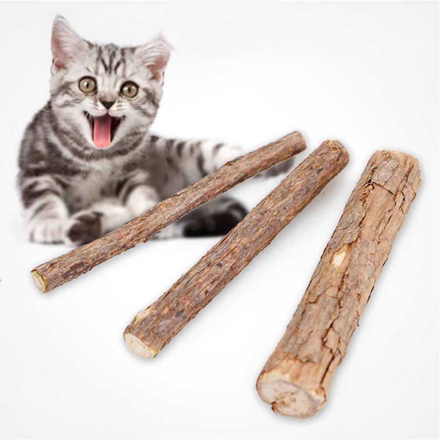 Mainan Kucing Catnip Stick Batang Kayu Catnip Kucing  Stik Catnip Kucing FEZONE