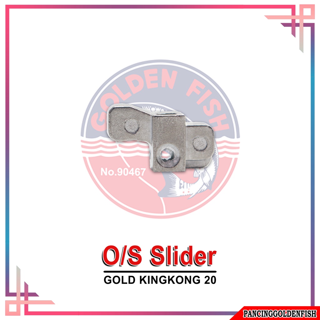 O/S Slider Reel Goldenfish Gold Kingkong Gk 20-50 - Anugrah Pancing