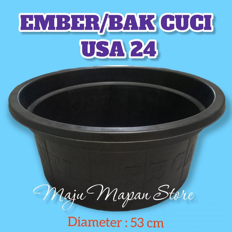Ember Jumbo 53 cm / ember anti pecah / BAK CUCI Tebal